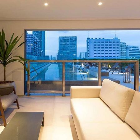 Loft Com Piscina, Academia, 100 Metros Do Metro Appartement São Paulo Buitenkant foto
