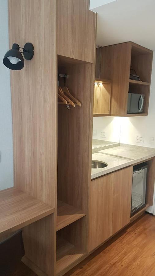 Loft Com Piscina, Academia, 100 Metros Do Metro Appartement São Paulo Buitenkant foto