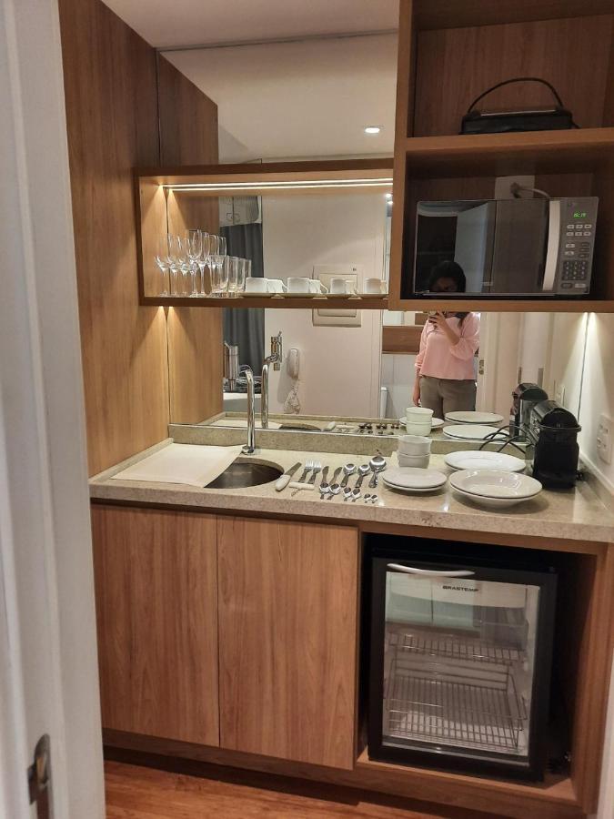 Loft Com Piscina, Academia, 100 Metros Do Metro Appartement São Paulo Buitenkant foto