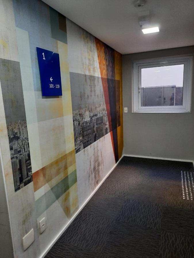 Loft Com Piscina, Academia, 100 Metros Do Metro Appartement São Paulo Buitenkant foto