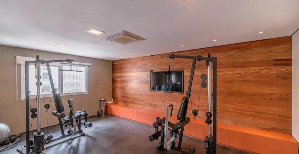 Loft Com Piscina, Academia, 100 Metros Do Metro Appartement São Paulo Buitenkant foto